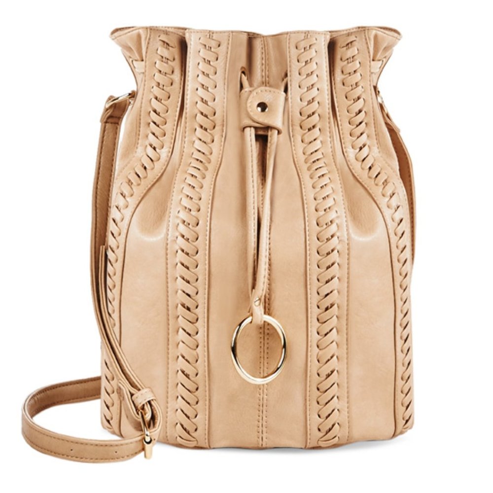 🆕Just Fab Beloved Bucket Bag | Nude